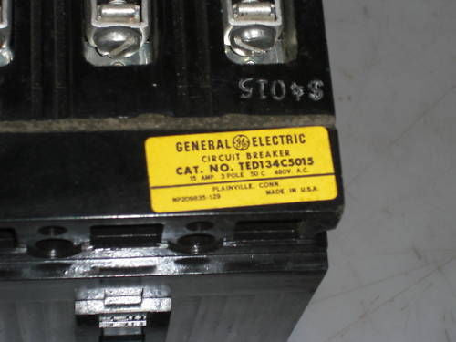 GE CIRCUIT BREAKER TED134C5015 *USED*