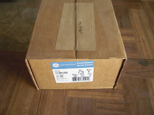 GE CIRCUIT BREAKER THQMV125D  *FACTORY SEALED*
