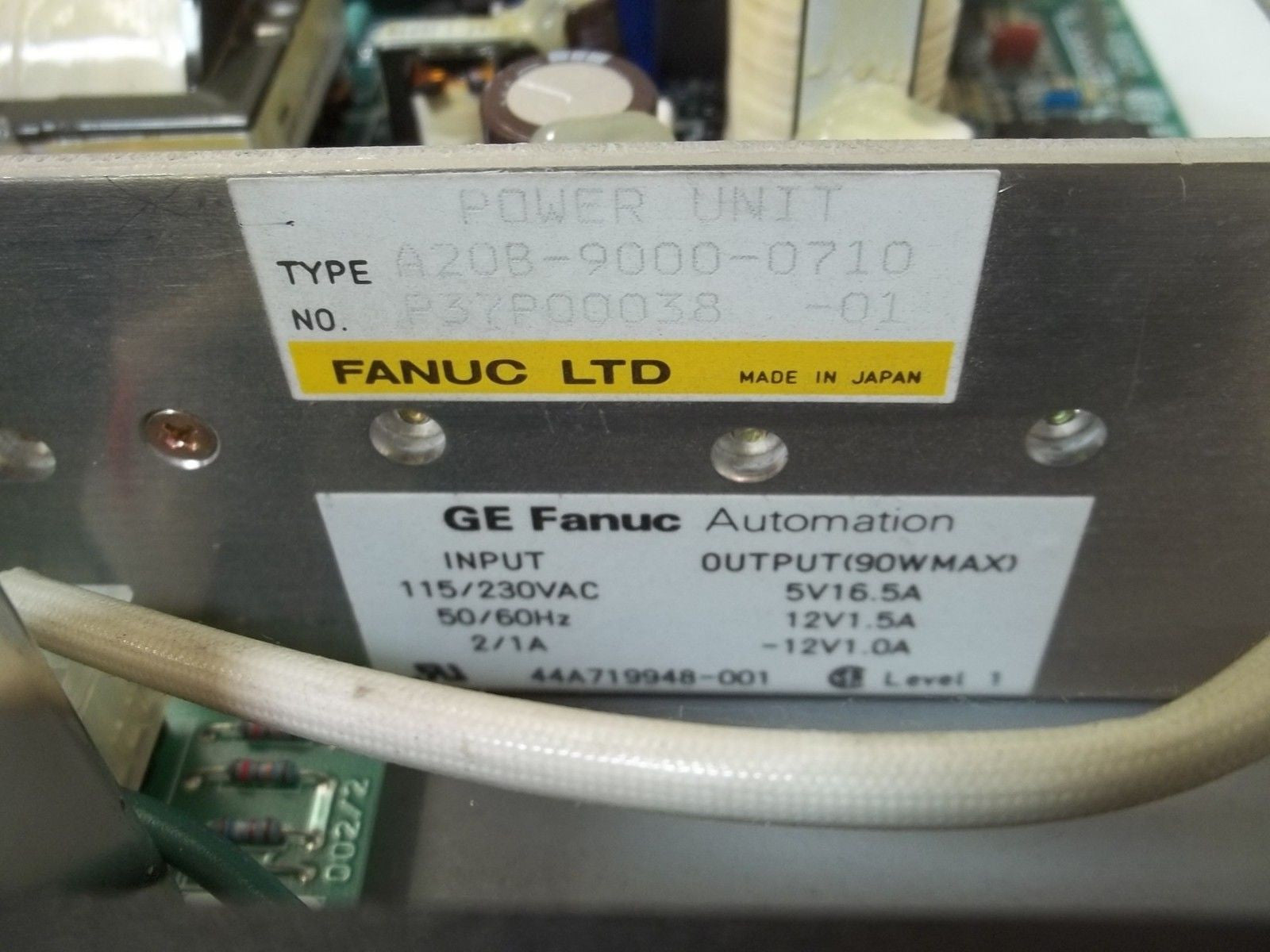 GE FANUC A20B-9000-0710 I/O HI CAPACITY *USED*