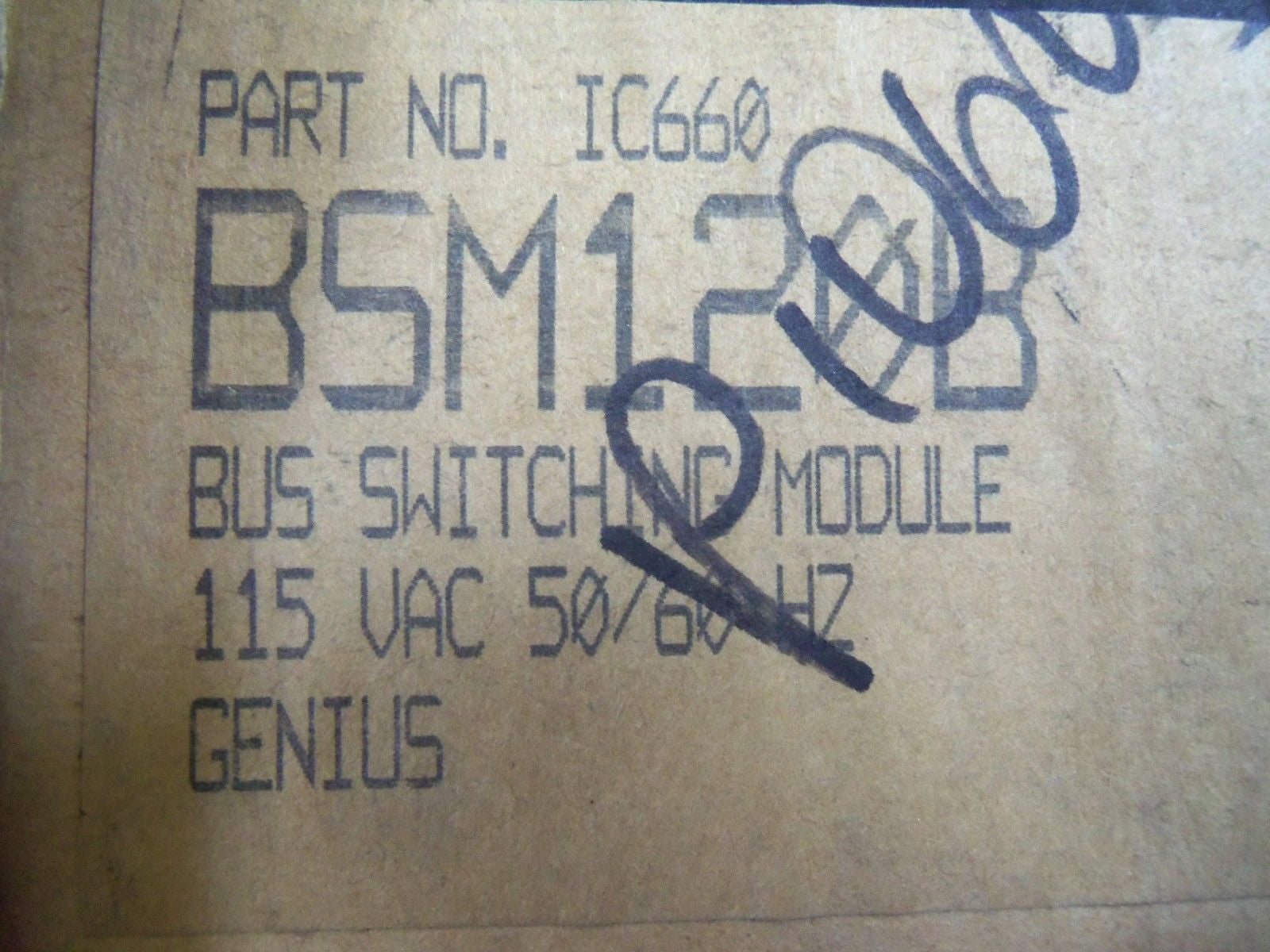 GE FANUC BUS SWITCHING MODELES IC660BSM120B *NEW IN BOX*