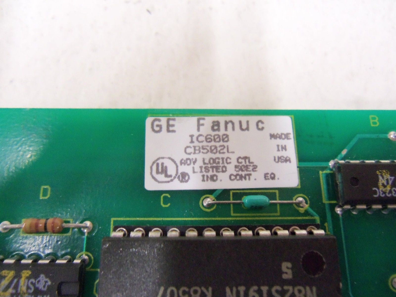 GE FANUC CONTROL MODULE IC600CB502L *USED*