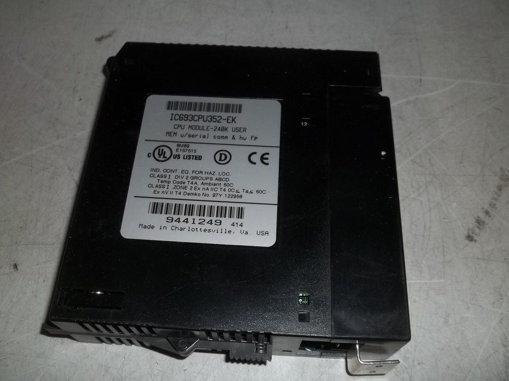 GE FANUC CPU MODULE IC693CPU352-EK *USED*