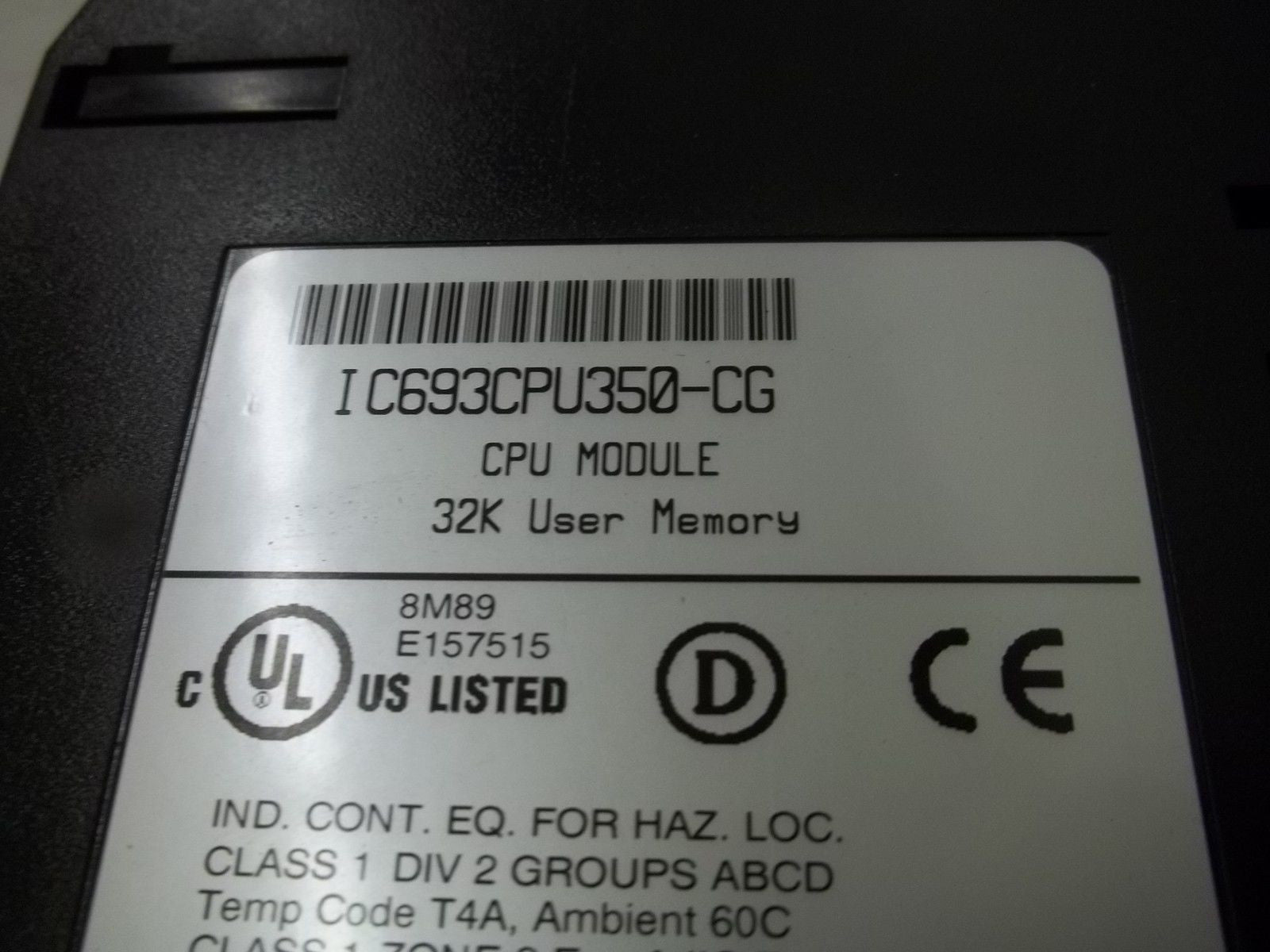 GE FANUC CPU MODULE IC693CPU350-CG   *USED*