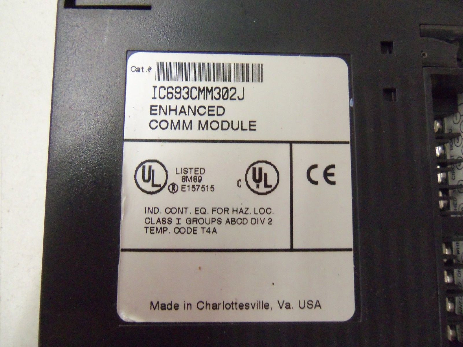 GE FANUC ENHANCED COMM MODULE IC693CMM302J *NEW NO BOX*