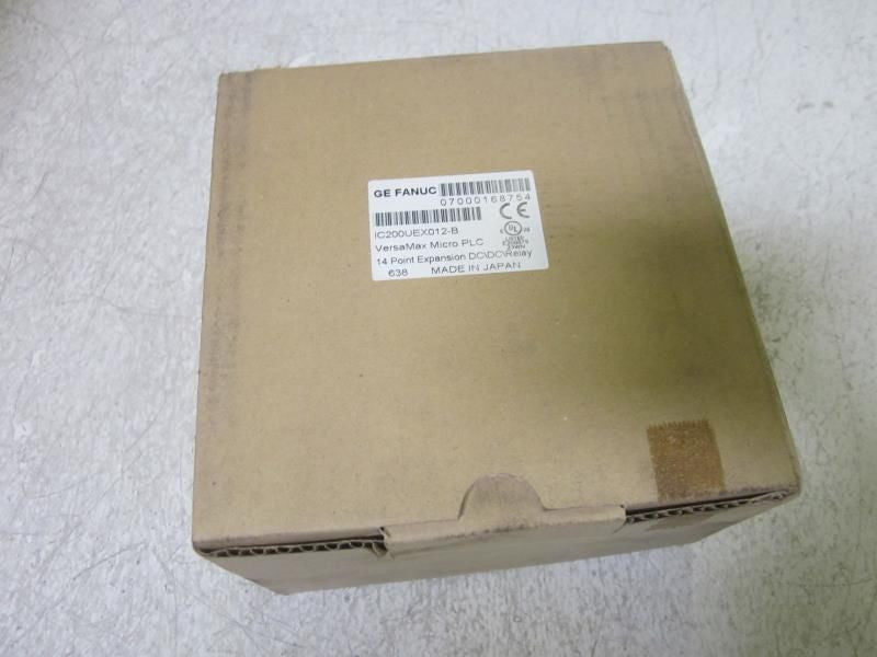GE FANUC IC200UEX012-B 24VDC/240VAC 8 DC INPUT 6 RELAY OUTPUT  *NEW IN BOX*