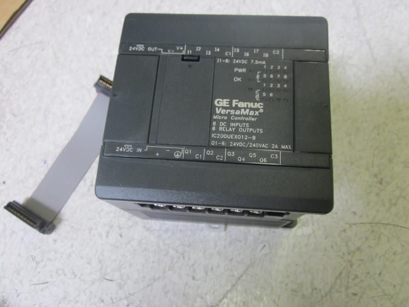 GE FANUC IC200UEX012-B 24VDC/240VAC 8 DC INPUT 6 RELAY OUTPUT  *NEW IN BOX*