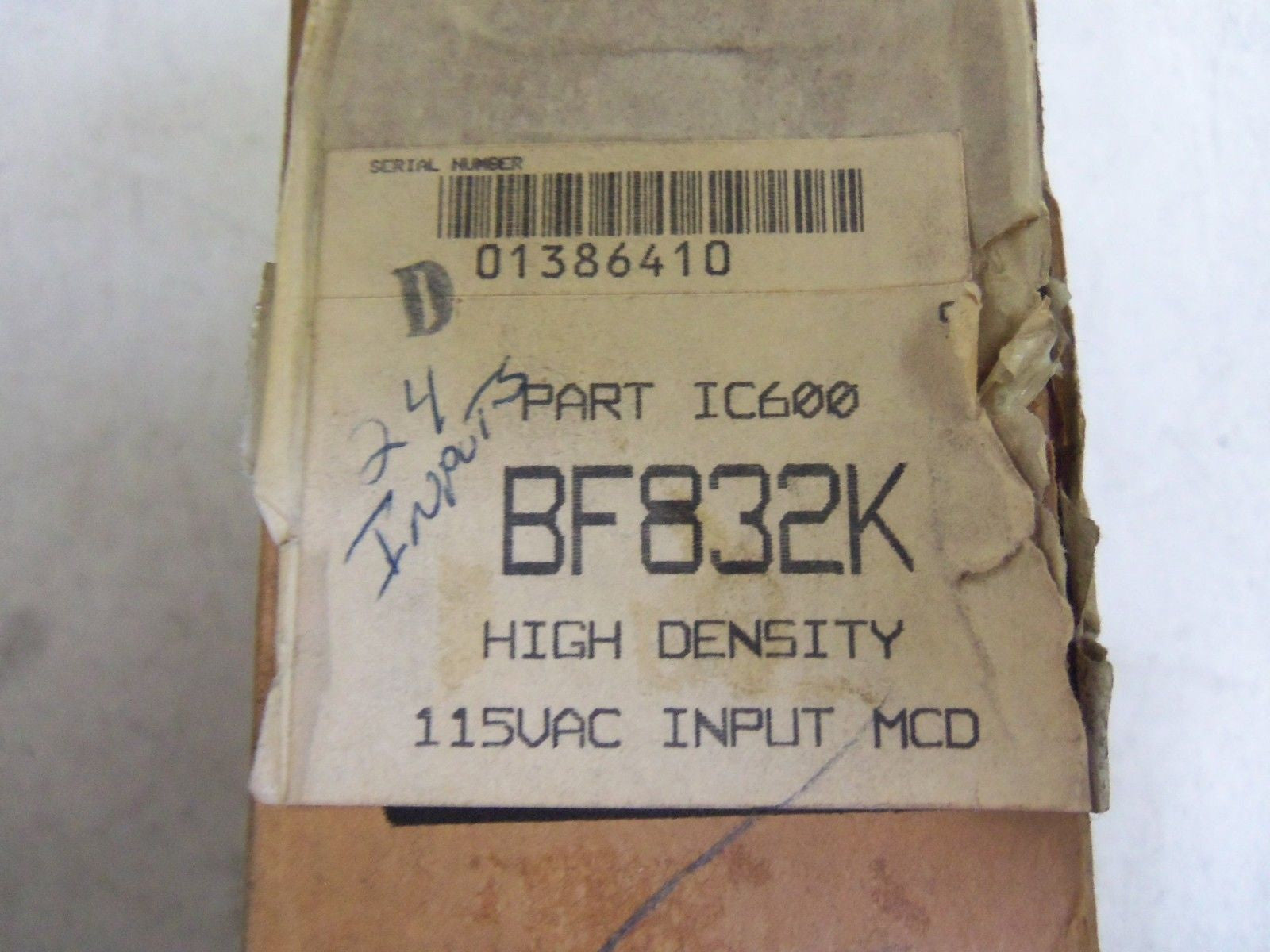 GE FANUC IC600BF832K INPUT MODULE *NEW IN BOX*