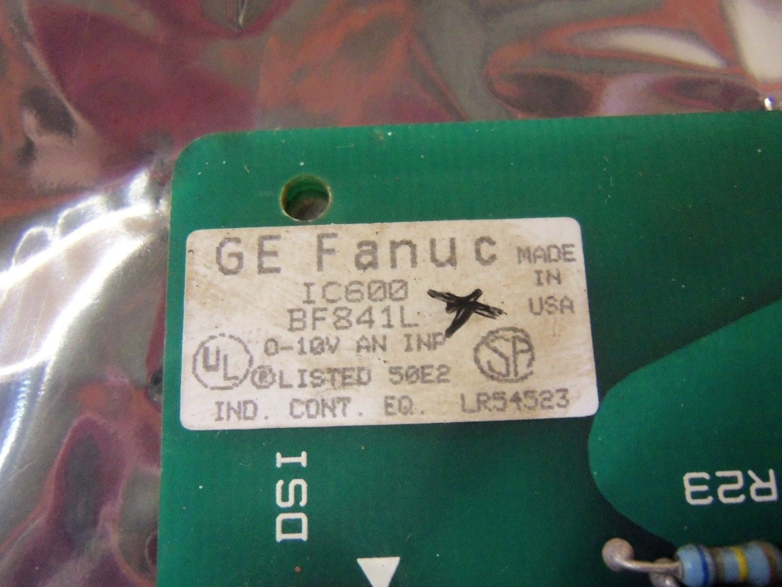 GE FANUC IC600BF841L INPUT MODULE *USED*