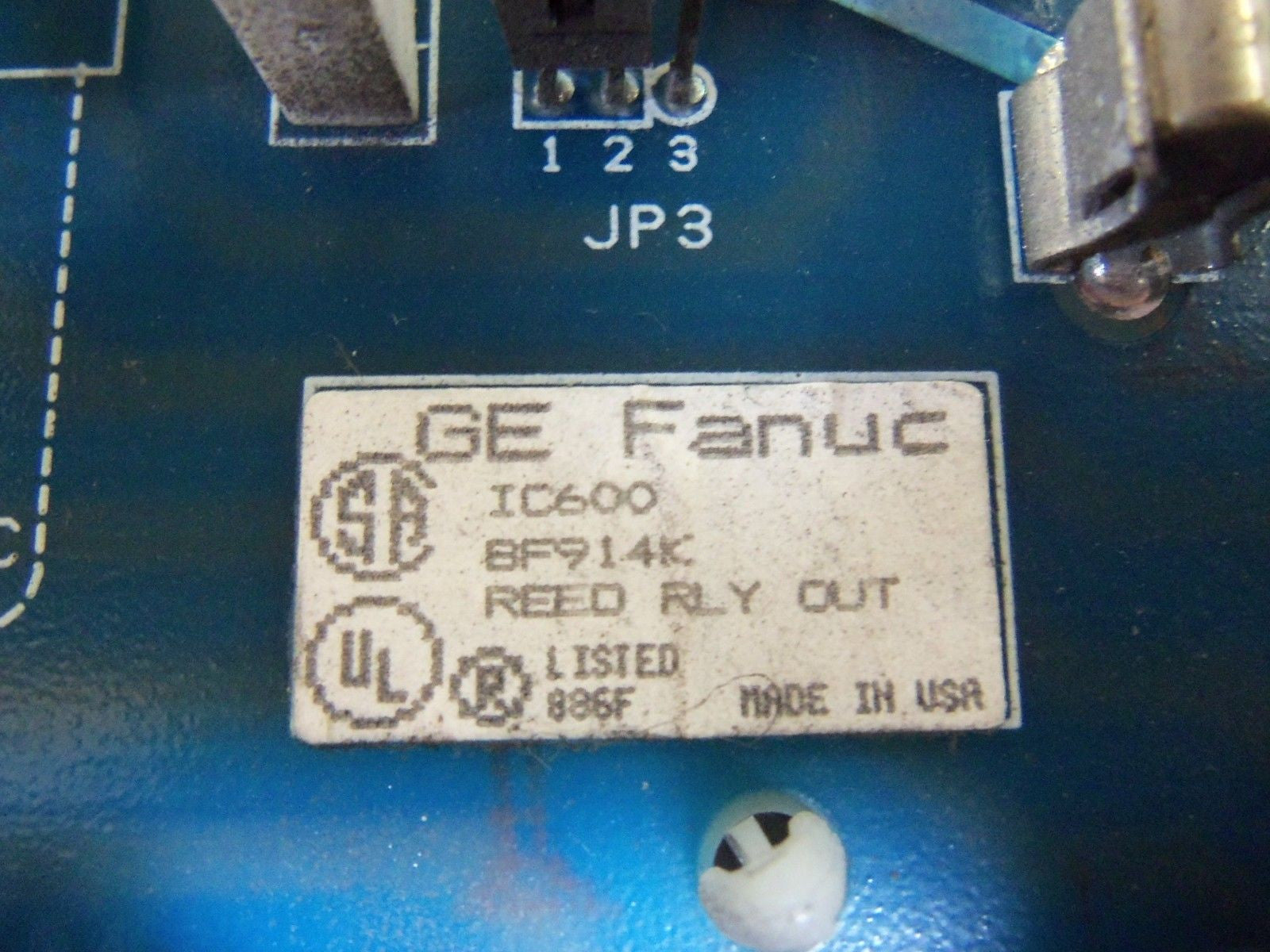 GE FANUC IC600BF914K REED RELAY OUTPUT MODULE *USED*