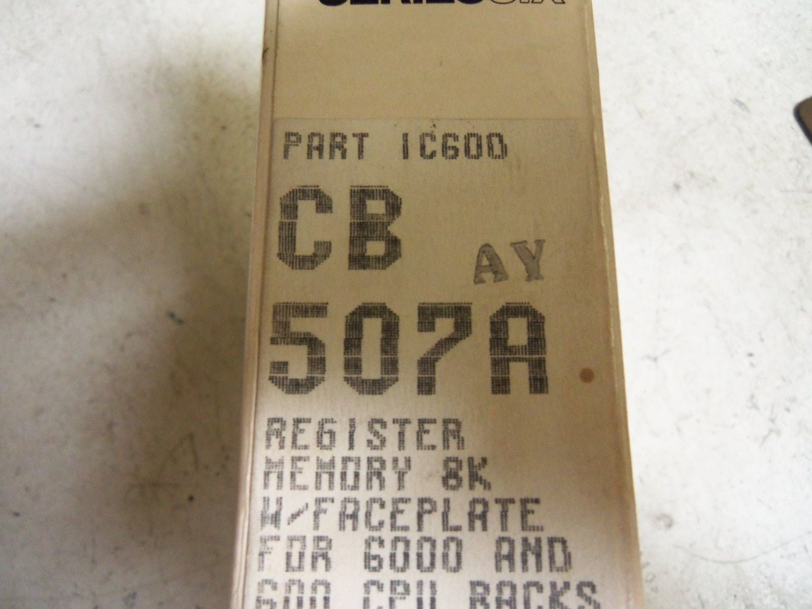 GE FANUC IC600CB507A MEMORY MODULE *NEW IN BOX*