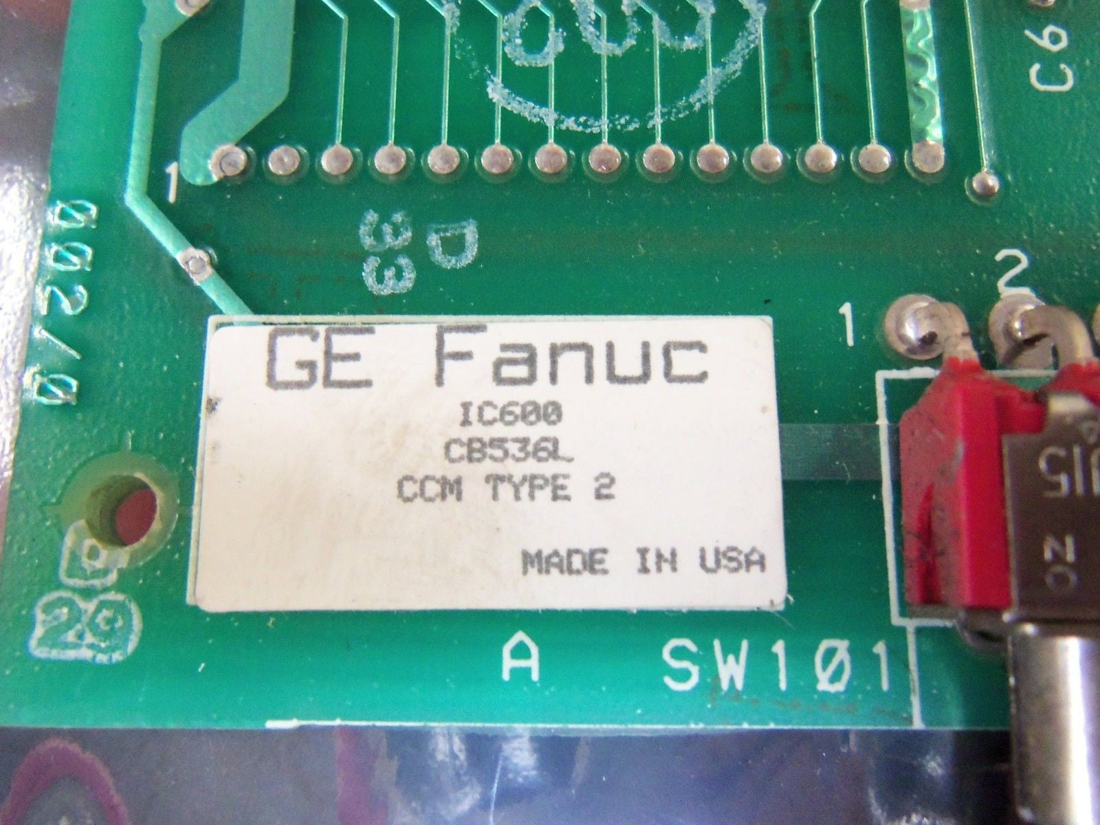 GE FANUC IC600CB536L COMMUNICATIONS CONTROL *USED*