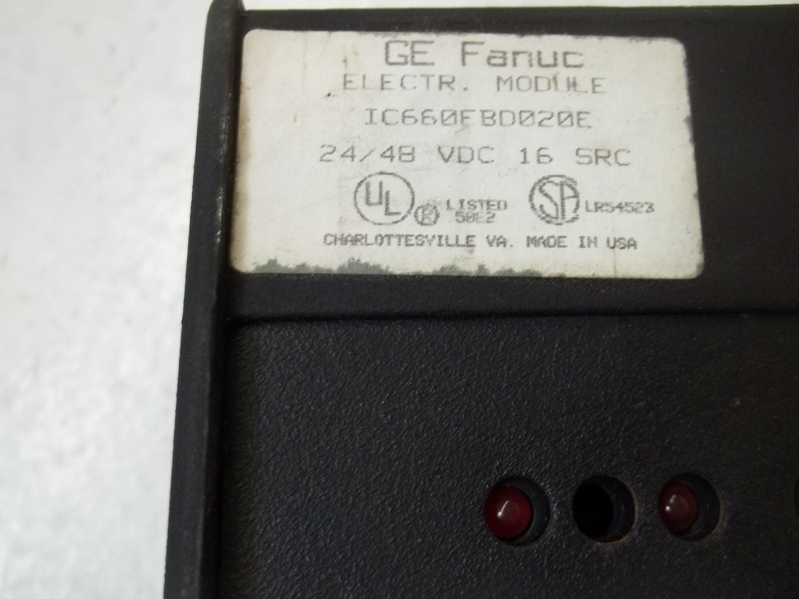 GE FANUC IC600EBD020E ELECTR. MODULE *USED*