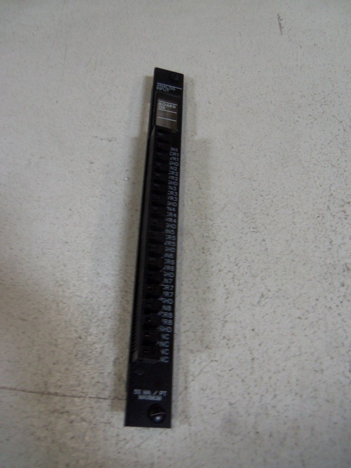 GE FANUC IC600FP841K ANALOG INPUT FACE PLATE  *USED*
