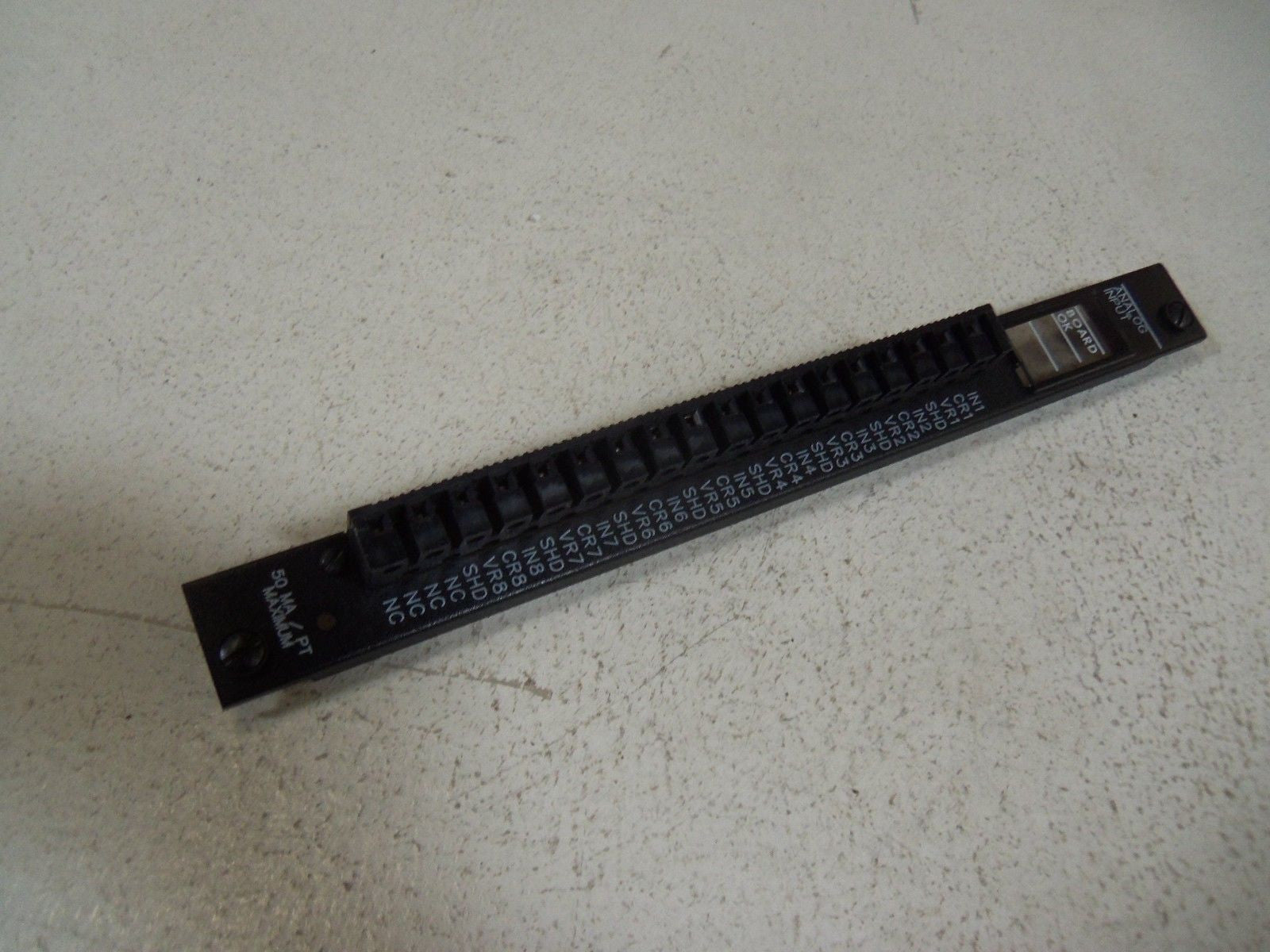 GE FANUC IC600FP841K ANALOG INPUT FACE PLATE  *USED*