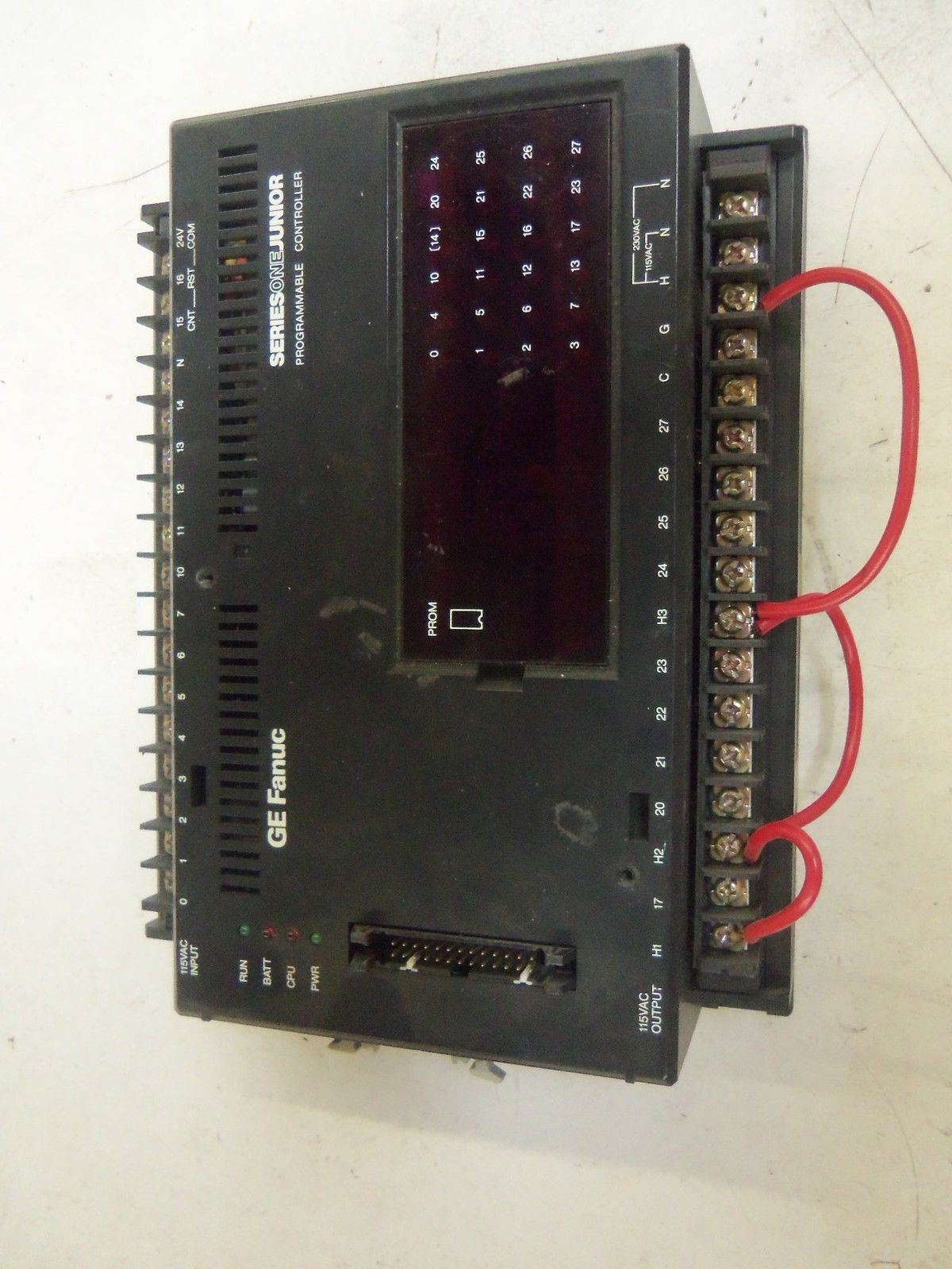 GE FANUC SERIES ONE JUNIOR IC609SJR100C PROGRAMMABLE CONTROLLER *USED*