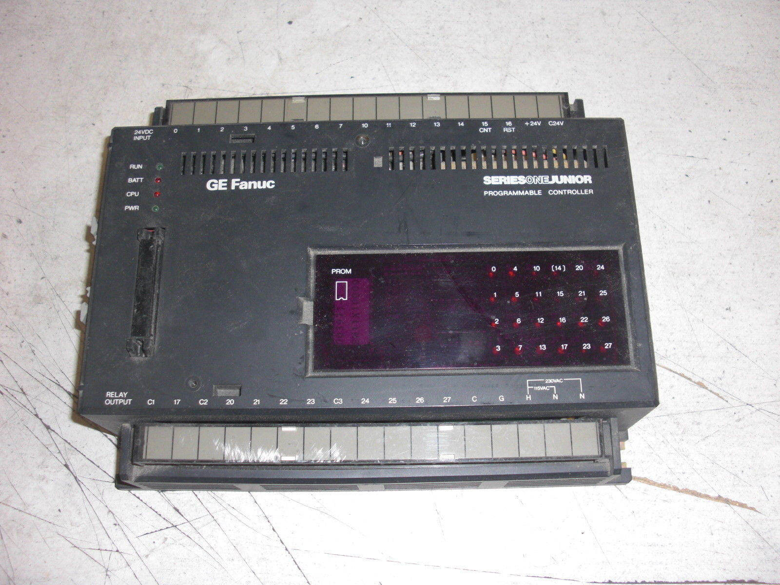 GE FANUC IC609SJR120C PROGRAMMABLE CONTROLLER *USED*