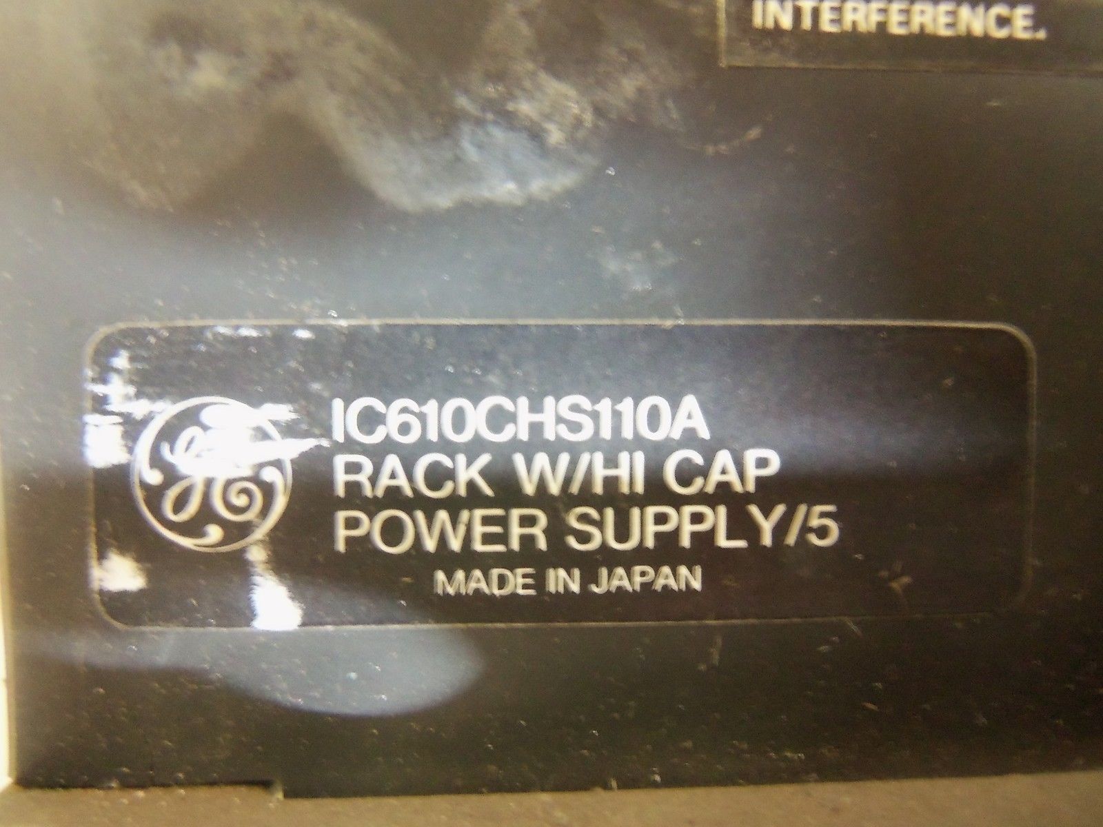 GE FANUC IC610CH5110A *USED*