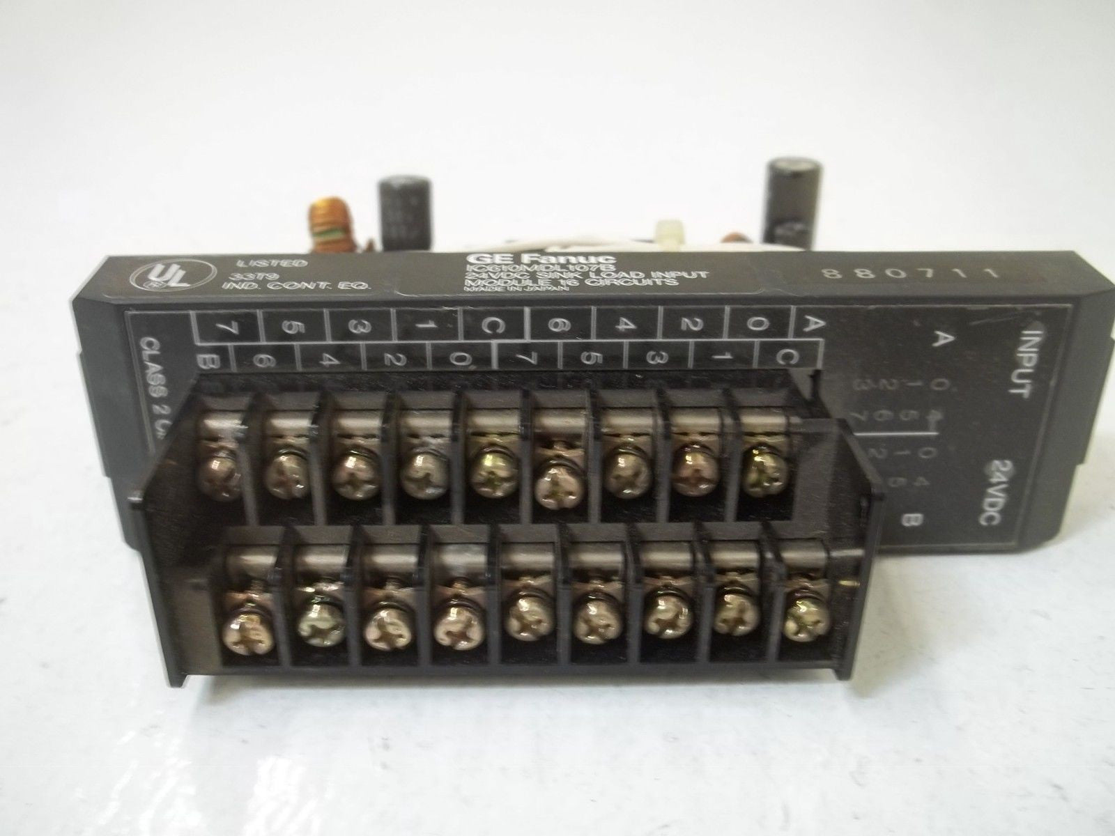 GE FANUC IC610MDL107B SINK LOAD INPUT MODULE *USED*
