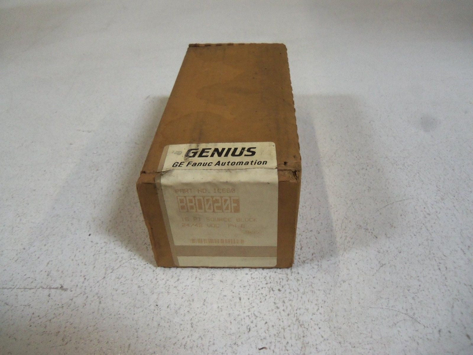 GE FANUC IC660BBD020F SOURCE BLOCK  *FACTORY SEALED*