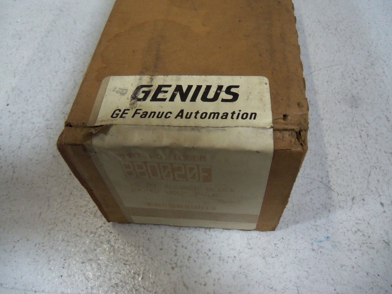 GE FANUC IC660BBD020F SOURCE BLOCK  *FACTORY SEALED*