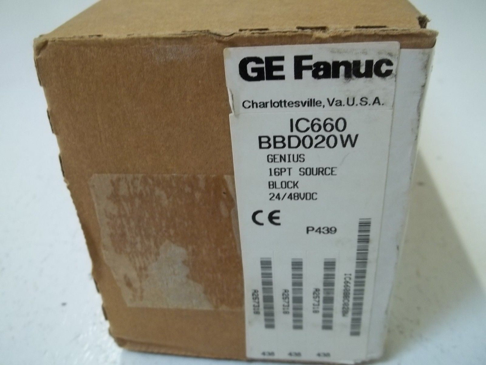 GE FANUC IC660BBD020W *FACTORY SEALED*
