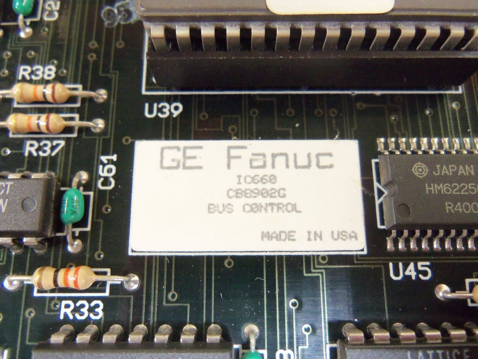 GE FANUC IC660CBB902G BUS ASSEMBLY *USED*