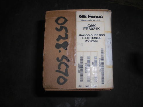 GE FANUC IC660EBA024K ANALOG I/O BLOCK MODULE *NEW IN BOX*