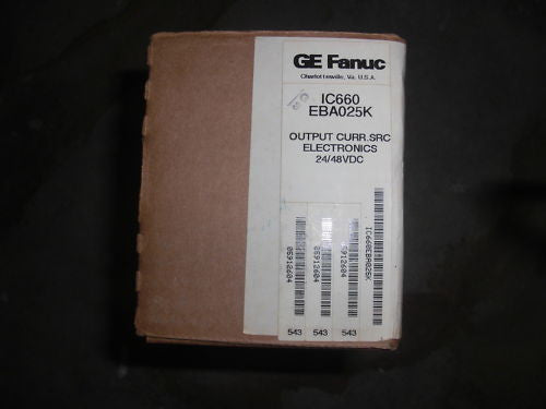 GE FANUC IC660EBA025K OUTPUT MODULE *FACTORY SEALED*
