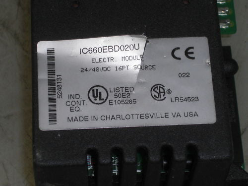 GE FANUC IC660EBD020U *USED*