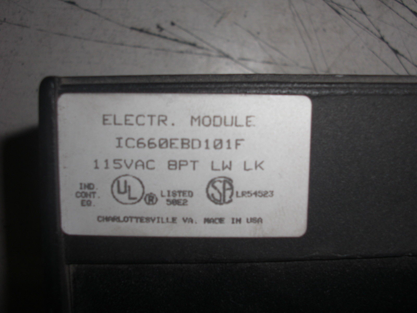 GE FANUC IC660EBD101F *USED*