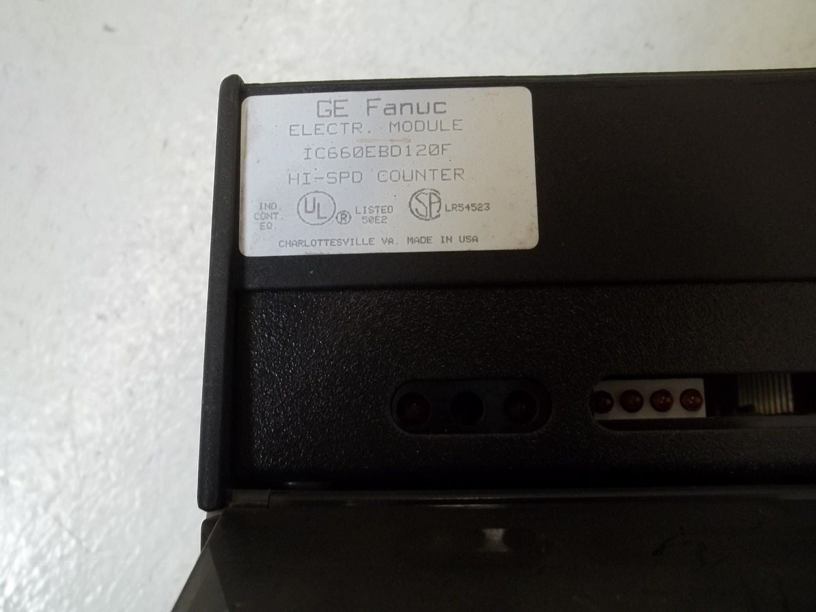 GE FANUC IC660EBD120F HI-SPD COUNTER *USED*