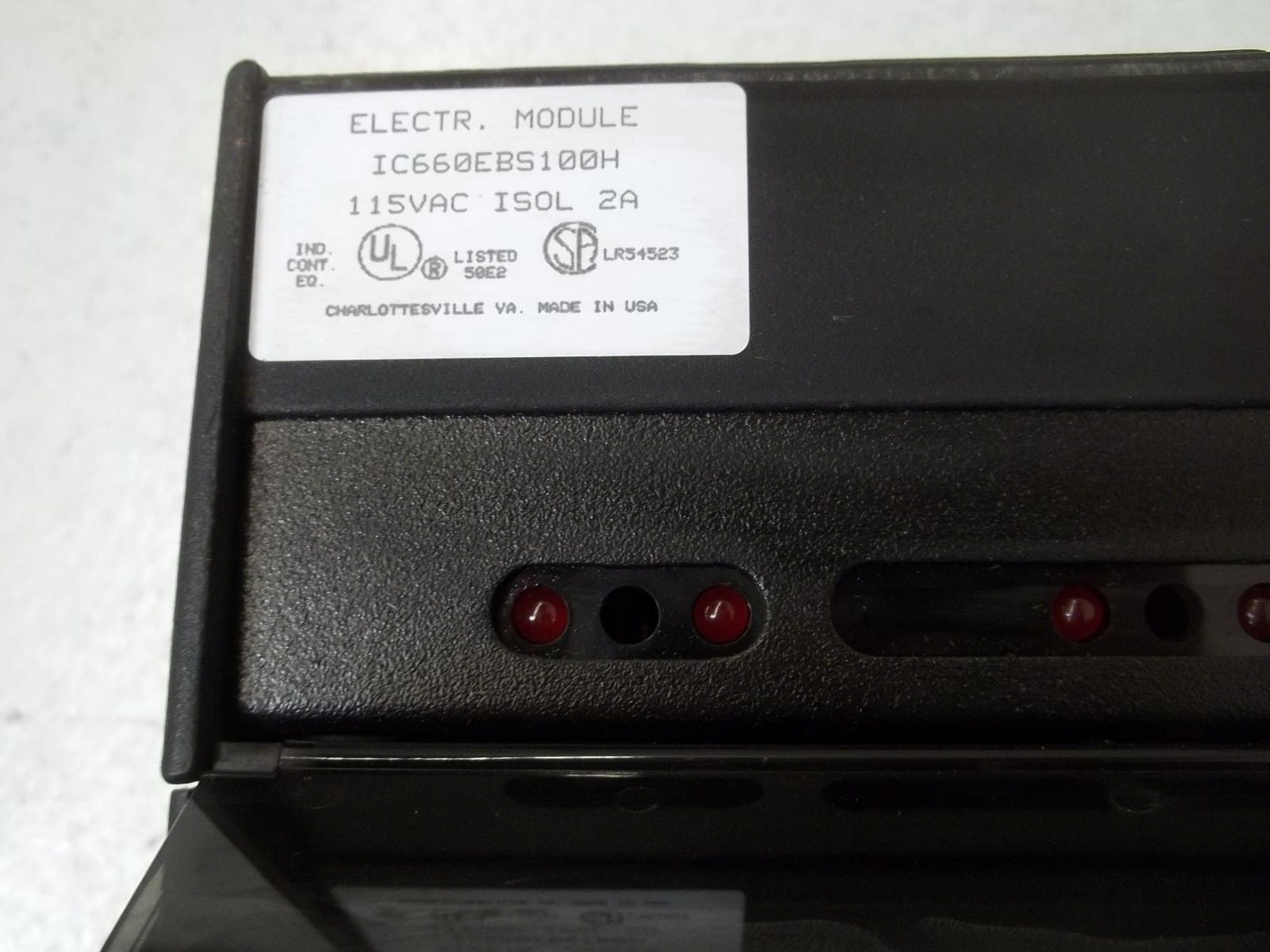 GE FANUC IC660EBS100H 115VAC ISOL 2A *USED*