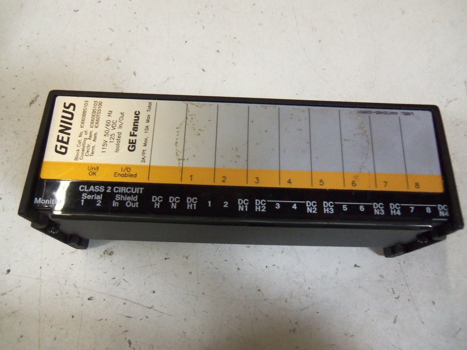 GE FANUC GENIUS IC660BBS103L ISOLATED I/O BLOCK MODULE *NEW IN BOX*