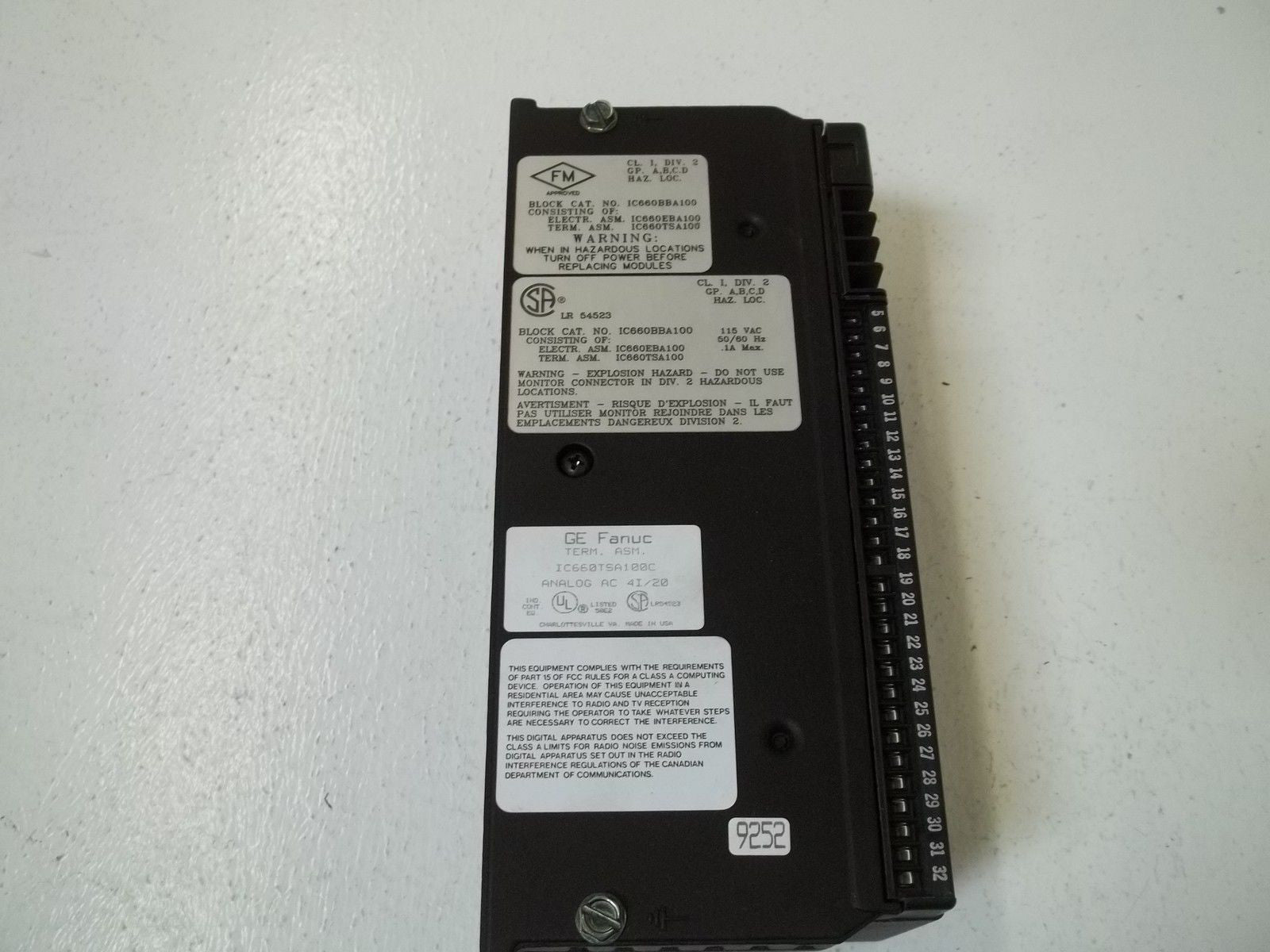 GE FANUC IC660ELA100A *NEW IN BOX*