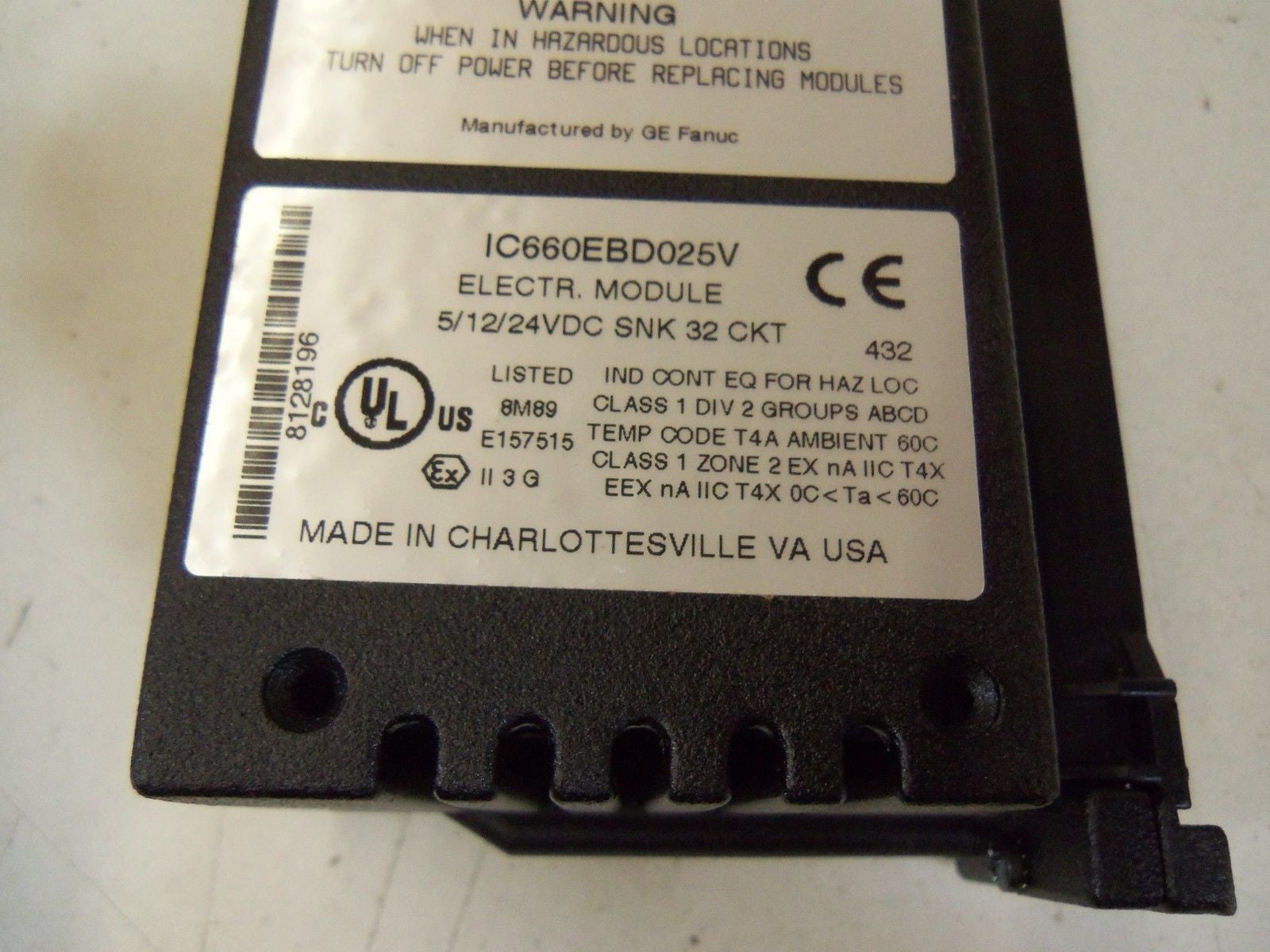GE FANUC IC660TBD025L GENIUS BLOCK *NEW NO BOX*