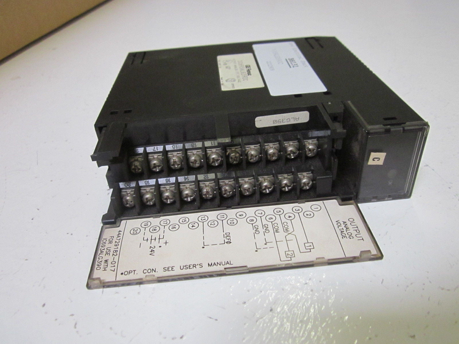 GE FANUC IC693ALG390C OUTPUT ANALOG 2PT VOLTAGE *USED*