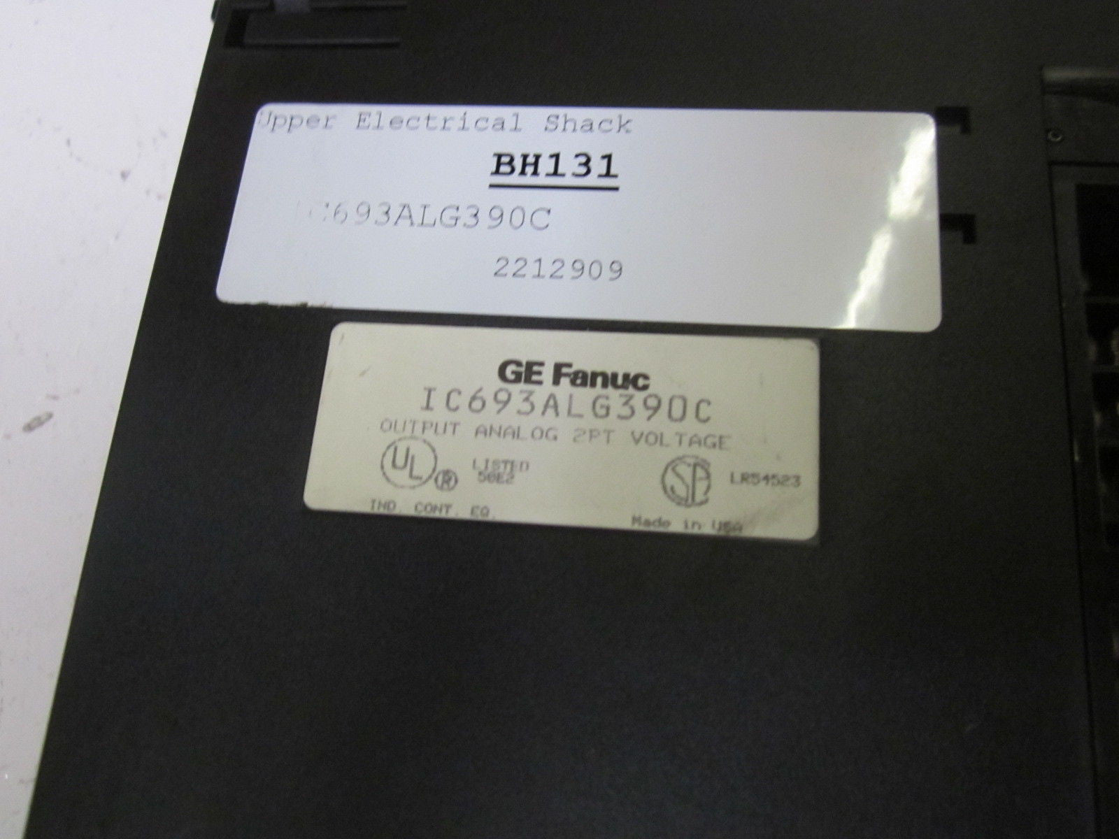 GE FANUC IC693ALG390C OUTPUT ANALOG 2PT VOLTAGE *USED*
