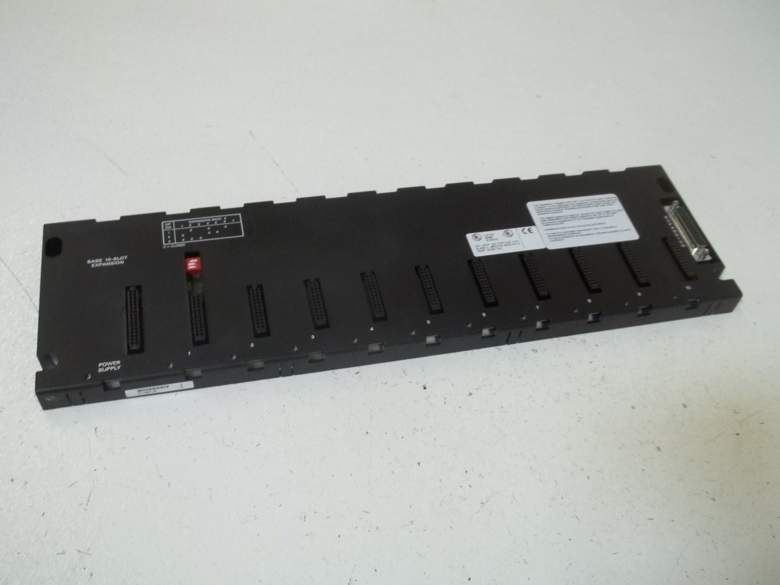 GE FANUC IC693CHS392G BASE 10-SLOT EXPANSION *NEW NO BOX*