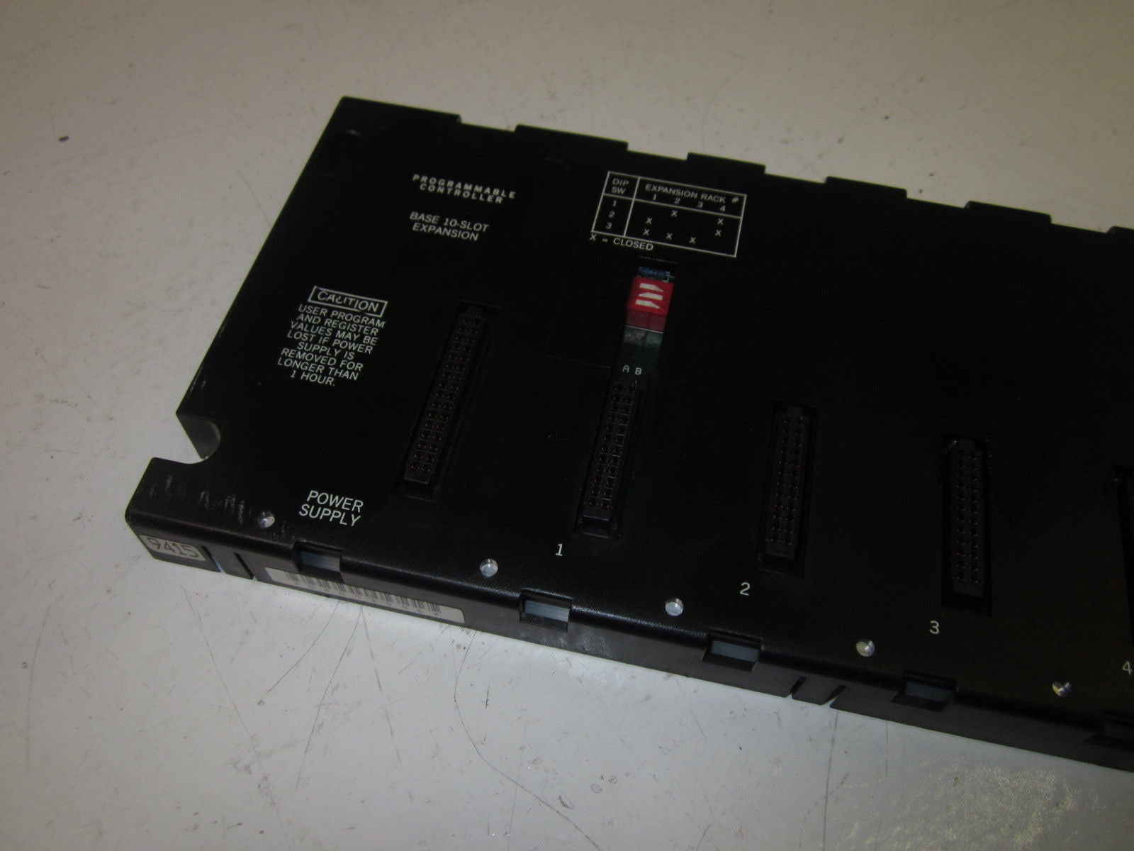 GE FANUC IC693CHS392E 10 SLOT BASE *USED*