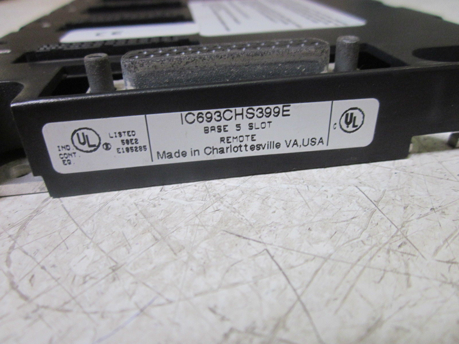 GE FANUC IC693CHS399E BASE CPU EXPANSION 5-SLOT *USED*