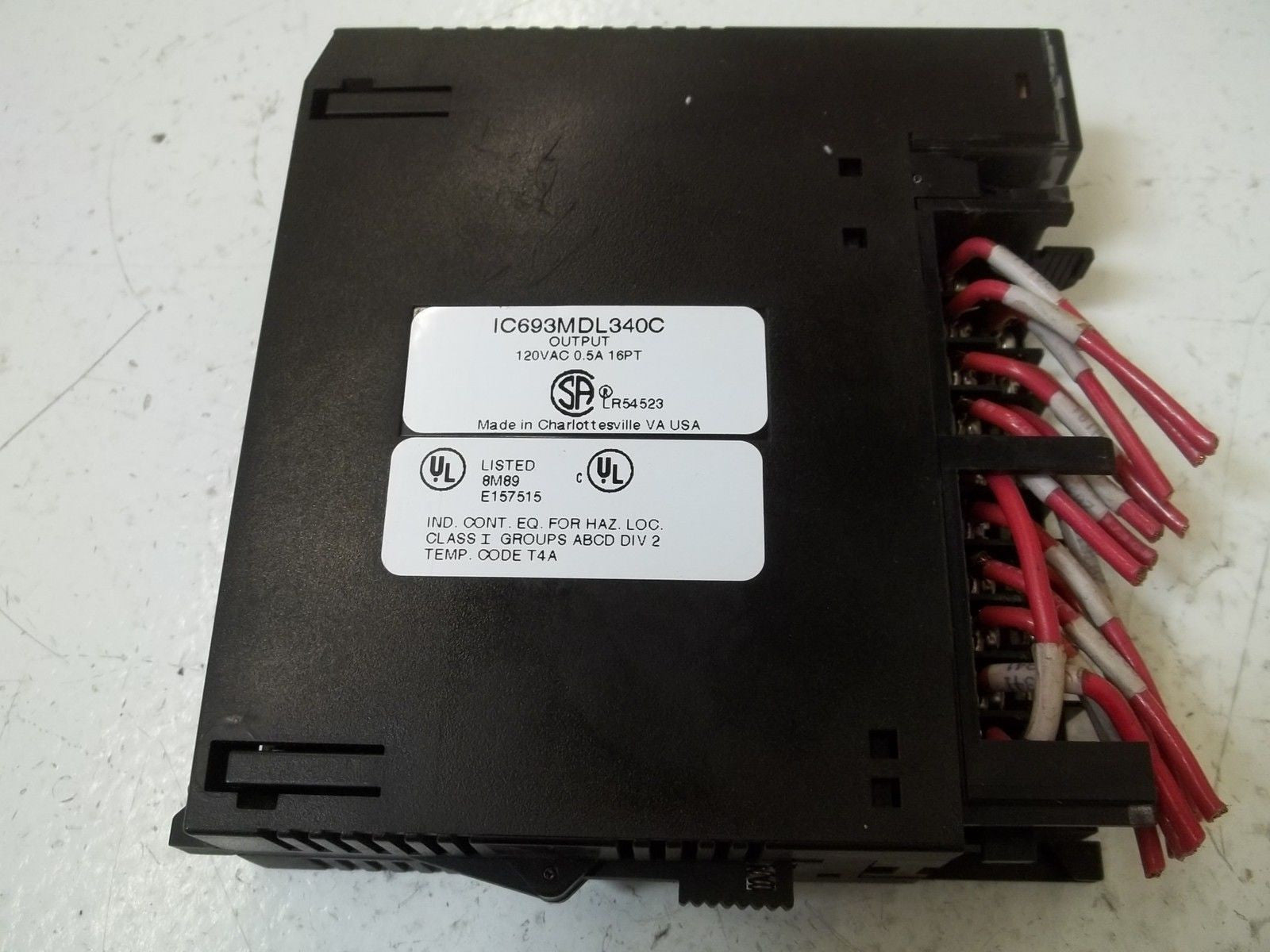 GE FANUC IC693MDL340C OUTPUT (AS PICTURED) *USED*