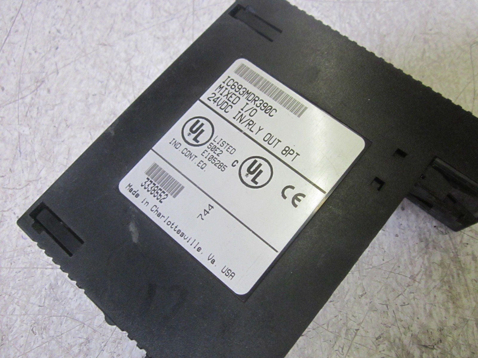 GE FANUC IC693MDR390C MIXED I/O IN/RLY OUT 8PT 24VDC *AS IS*