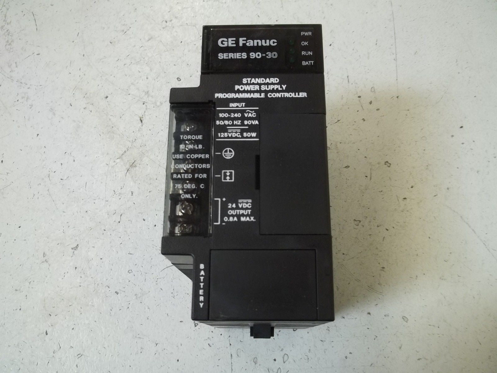 GE FANUC IC693PWR321S POWER SUPPLY 120/240VAC 125VDC STD *NEW NO BOX*