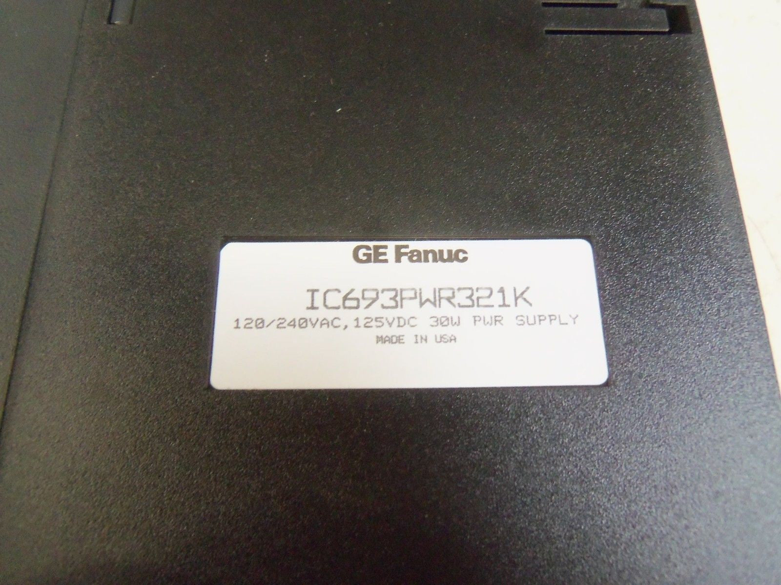 GE FANUC IC693PWR321K POWER SUPPLY *USED*