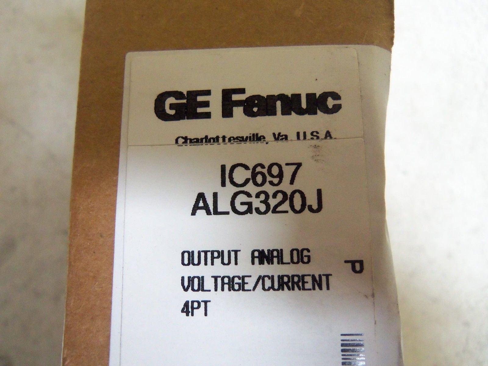 GE FANUC IC697ALG320J ANALOG OUTPUT MODULE *FACTORY SEALED*