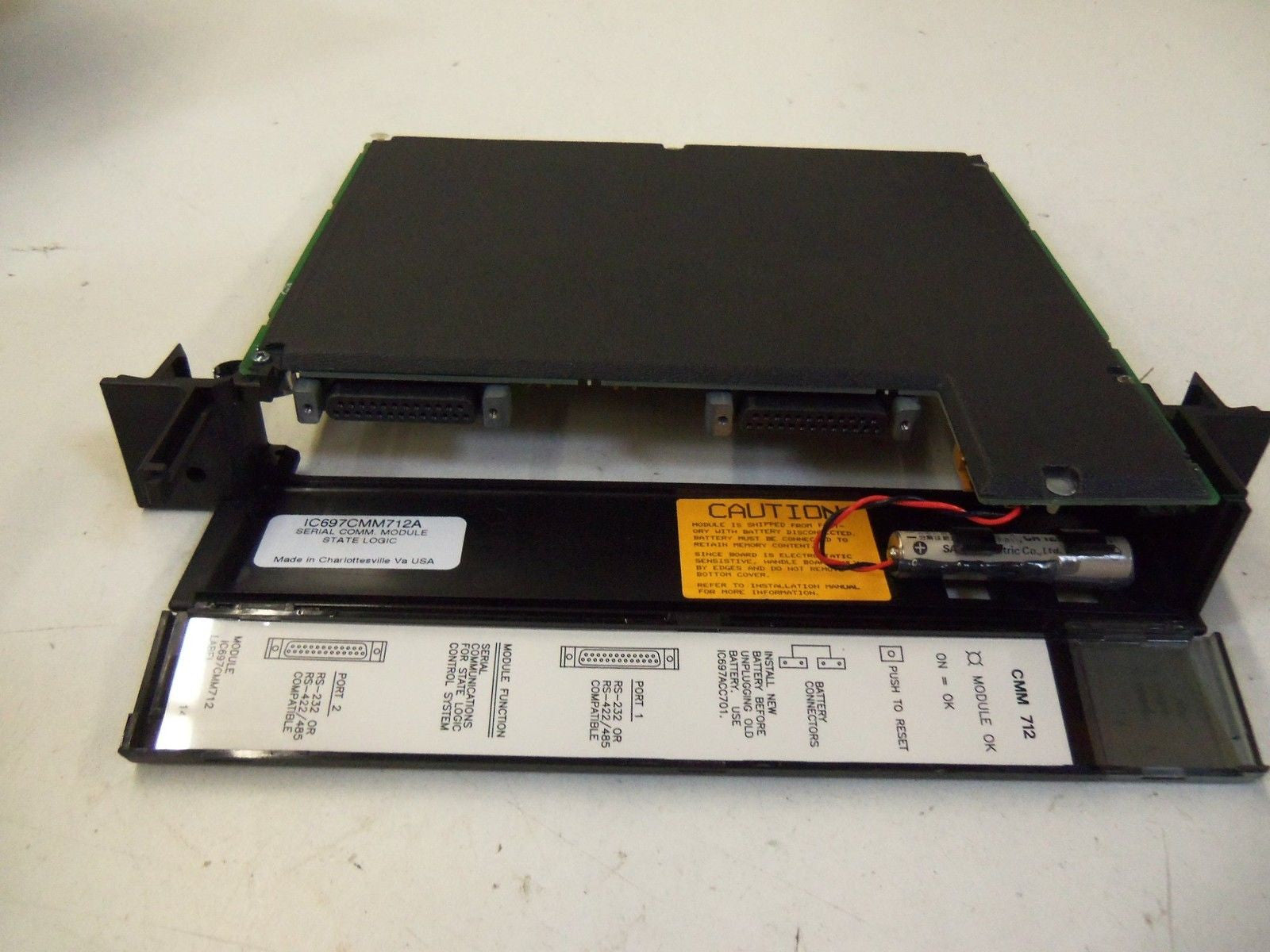 GE FANUC IC697CMM712A SERIAL COMM. MODULE STATE LOGIC *NEW NO BOX*