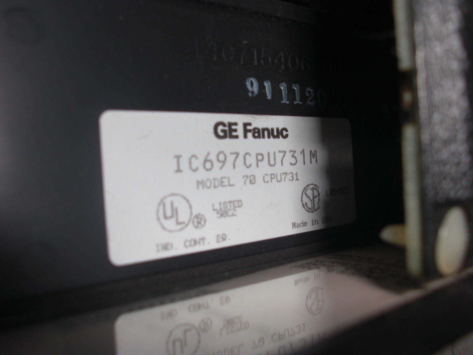 GE FANUC IC697CPU731M *USED*