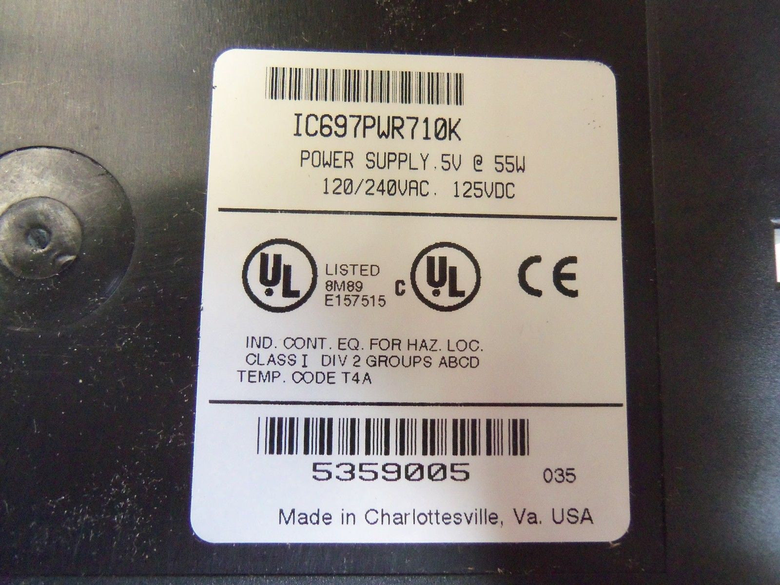 GE FANUC IC697PWR710K POWER SUPPLY *NEW IN BOX*