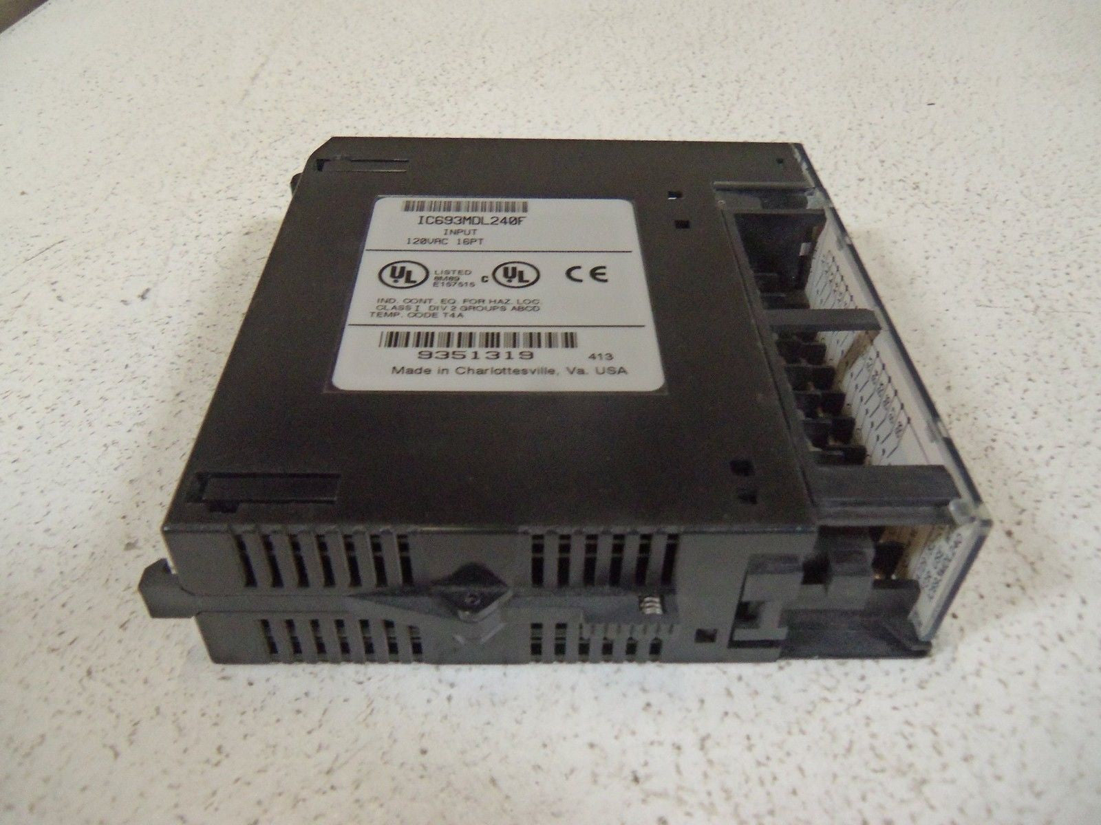 GE FANUC IC693MDL240F INPUT MODULE *USED*