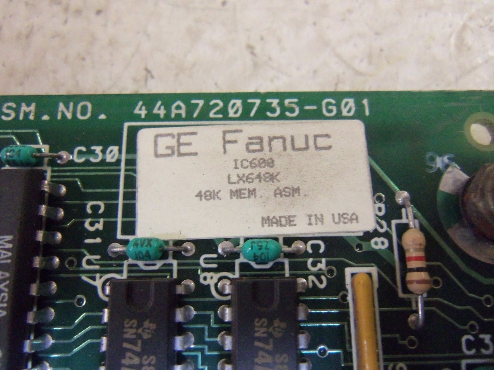 GE FNAUC IC600LX648K MEMORY MODULE *USED*